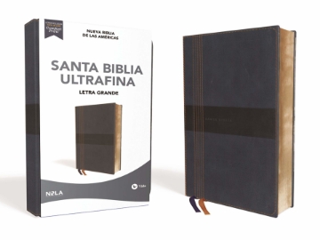 Mostrar detalles de Santa Biblia Ultrafina NBLA (azul, letra grande) Imagen de Santa Biblia Ultrafina NBLA (azul, letra grande)