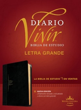 Mostrar detalles de Biblia de estudio del diario vivir RVR60, letra grande (Semipiel, Negro - Onice) Imagen de Biblia de estudio del diario vivir RVR60, letra grande (Semipiel, Negro - Onice)