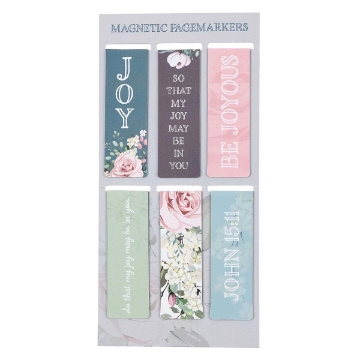 Mostrar detalles de That My Joy May Be In You Magnetic Bookmark Set - John 15:11 Imagen de That My Joy May Be In You Magnetic Bookmark Set - John 15:11