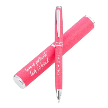 Mostrar detalles de Love Is Patient, Love Is Kind Pink Gift Pen – 1 Corinthians 13:4–8 Imagen de Love Is Patient, Love Is Kind Pink Gift Pen – 1 Corinthians 13:4–8