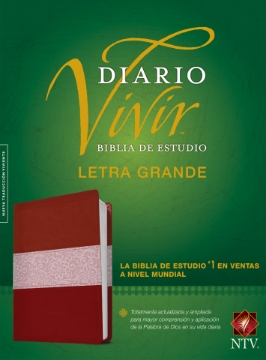 Mostrar detalles de Biblia de estudio del diario vivir NTV, letra grande (Semipiel, Vino tinto - Rosa) Imagen de Biblia de estudio del diario vivir NTV, letra grande (Semipiel, Vino tinto - Rosa)
