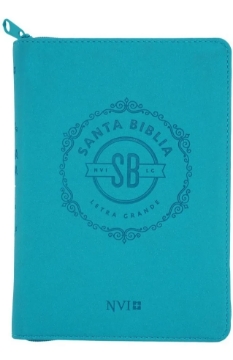 Mostrar detalles de Biblia NVI letra grande - Tamaño mediano, zipper - turquesa Imagen de Biblia NVI letra grande - Tamaño mediano, zipper - turquesa