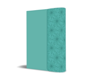 Mostrar detalles de Biblia RVR1960 tamaño manual, simil piel aquamarina con solapa e iman Imagen de Biblia RVR1960 tamaño manual, simil piel aquamarina con solapa e iman