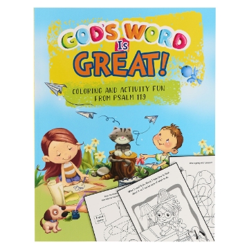 Mostrar detalles de God's Word is Great Coloring and Activity Book - Psalm 119 Imagen de God's Word is Great Coloring and Activity Book - Psalm 119