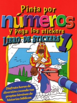 Mostrar detalles de Pinta por números y pega los stickers: Libro 1 Imagen de Pinta por números y pega los stickers: Libro 1