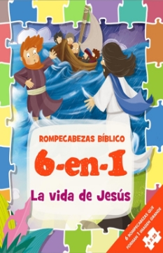 Mostrar detalles de Rompecabezas Bíblico 6 en 1: La vida de Jesús Imagen de Rompecabezas Bíblico 6 en 1: La vida de Jesús