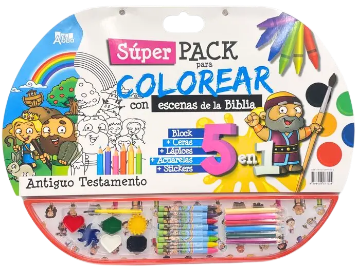 Mostrar detalles de Superpack colorear gigante 5 en 1 Antiguo Testamento Imagen de Superpack colorear gigante 5 en 1 Antiguo Testamento