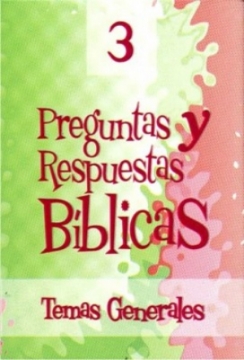 Mostrar detalles de Preguntas y respuestas biblicas 3: Temas generales (Caja de carton) Imagen de Preguntas y respuestas biblicas 3: Temas generales (Caja de carton)