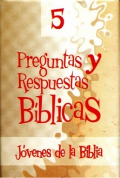 Mostrar detalles de Preguntas y respuestas biblicas 5: Bilingüe Jovenes de la Biblia (Caja de carton) Imagen de Preguntas y respuestas biblicas 5: Bilingüe Jovenes de la Biblia (Caja de carton)