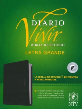 Mostrar detalles de Biblia de estudio del diario vivir NTV - Letra grande (SentiPiel, Negro/Onice, Letra Roja) - Con indice Imagen de Biblia de estudio del diario vivir NTV - Letra grande (SentiPiel, Negro/Onice, Letra Roja) - Con indice