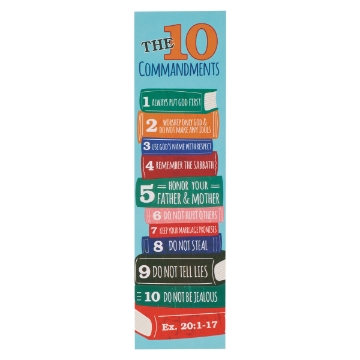 Mostrar detalles de The Ten Commandments Sunday School/Teacher Bookmark Set - Exodus 20: 1-17 Imagen de The Ten Commandments Sunday School/Teacher Bookmark Set - Exodus 20: 1-17