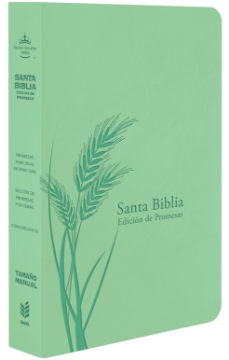 Mostrar detalles de Biblia de Promesas Reina-Valera 1960 / Tamaño Manual / Letra Grande / Piel Especial / Menta  Imagen de Biblia de Promesas Reina-Valera 1960 / Tamaño Manual / Letra Grande / Piel Especial / Menta