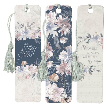 Mostrar detalles de It Is Well With My Soul Paper Bookmark Set 3-piece Imagen de It Is Well With My Soul Paper Bookmark Set 3-piece