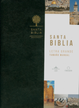 Mostrar detalles de Biblia RVR1960 letra grande. SImil piel negro, tamaño manual Imagen de Biblia RVR1960 letra grande. SImil piel negro, tamaño manual