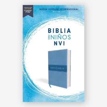 Mostrar detalles de Biblia para Niños NVI, Texto revisado 2022, Leathersoft, Celeste, Comfort Print Imagen de Biblia para Niños NVI, Texto revisado 2022, Leathersoft, Celeste, Comfort Print