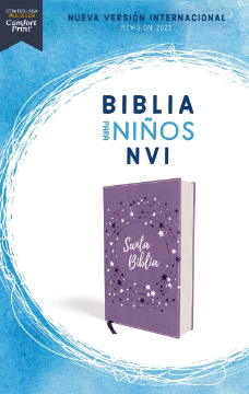 Mostrar detalles de Biblia para Niños NVI, Texto revisado 2022, Leathersoft, Lavanda, Comfort Print Imagen de Biblia para Niños NVI, Texto revisado 2022, Leathersoft, Lavanda, Comfort Print