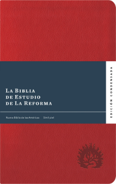 Mostrar detalles de La Biblia de Estudio de La Reforma, Edición Condensada Simil piel roja Imagen de La Biblia de Estudio de La Reforma, Edición Condensada Simil piel roja