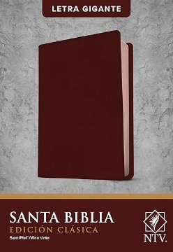 Mostrar detalles de Santa Biblia NTV, Edicion clasica, letra gigante (Semipiel, Vino) Imagen de Santa Biblia NTV, Edicion clasica, letra gigante (Semipiel, Vino)