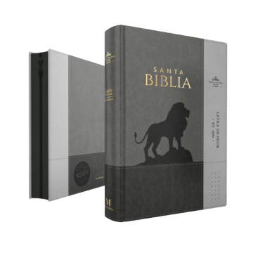 Mostrar detalles de Biblia RVR1960 Manual Letra Grande Inspiración León Negro/gris/gris Imagen de Biblia RVR1960 Manual Letra Grande Inspiración León Negro/gris/gris