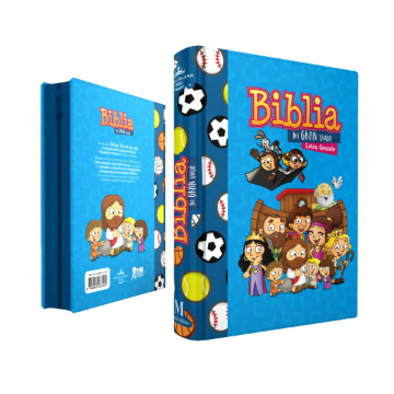 Mostrar detalles de Biblia Mi Gran Viaje 045 RVR1960 Imitación piel azul con cierre Imagen de Biblia Mi Gran Viaje 045 RVR1960 Imitación piel azul con cierre