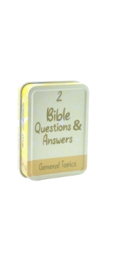 Mostrar detalles de Preguntas y respuestas bíblicas 2: Temas generales (Caja de metal) Imagen de Preguntas y respuestas bíblicas 2: Temas generales (Caja de metal)