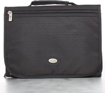 Mostrar detalles de Black Polyester Tri-fold Organizer Bible Cover Imagen de Black Polyester Tri-fold Organizer Bible Cover