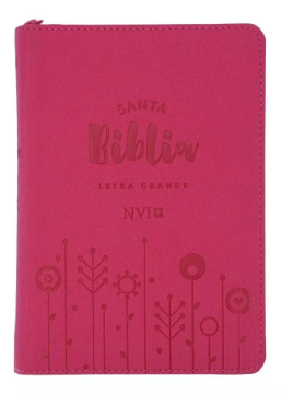 Mostrar detalles de Biblia NVI letra grande - Tamaño mediano, zipper - fucsia Imagen de Biblia NVI letra grande - Tamaño mediano, zipper - fucsia