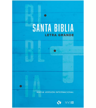 Mostrar detalles de Biblia NVI, Letra Grande, Rústica, Azul Imagen de Biblia NVI, Letra Grande, Rústica, Azul