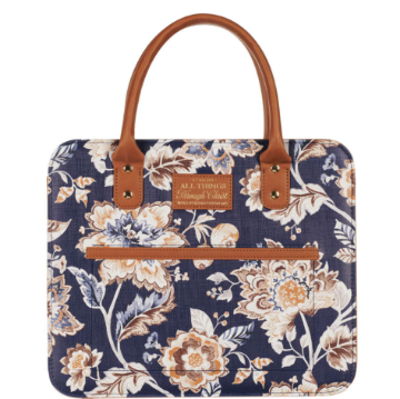 Mostrar detalles de Funda bíblica estilo cartera color marrón caramelo y azul marino - Filipenses 4:13 Imagen de Funda bíblica estilo cartera color marrón caramelo y azul marino - Filipenses 4:13