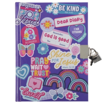 Mostrar detalles de Diario secreto con pegatinas de Shine for Jesus Imagen de Diario secreto con pegatinas de Shine for Jesus