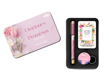 Mostrar detalles de Set Bolígrafo, Llavero - Oracion y Promesas Para Mujeres Imagen de Set Bolígrafo, Llavero - Oracion y Promesas Para Mujeres