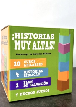 Mostrar detalles de Cubo apilable con historias bíblicas para niños 0+ Imagen de Cubo apilable con historias bíblicas para niños 0+