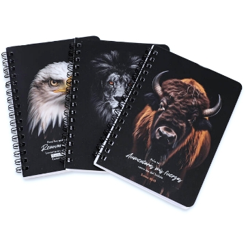 Mostrar detalles de Pack de 3 Libretas Espiral de Bendición - Fuerza  Imagen de Pack de 3 Libretas Espiral de Bendición - Fuerza