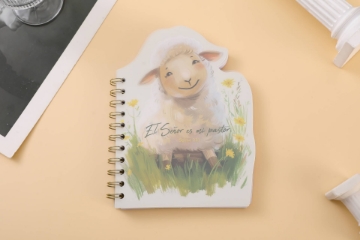 Mostrar detalles de Libreta Troquelada con portada en PP. El Señor es mi pastor Imagen de Libreta Troquelada con portada en PP. El Señor es mi pastor