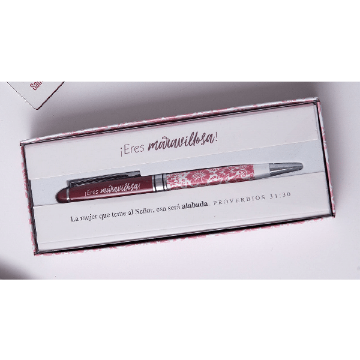 Mostrar detalles de Bolígrafo de lujo en caja de regalo. Eres maravillosa Imagen de Bolígrafo de lujo en caja de regalo. Eres maravillosa