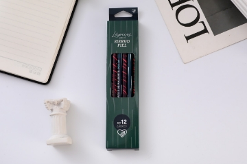 Mostrar detalles de Pack 12 lápices en caja de cartón. Siervo fiel Imagen de Pack 12 lápices en caja de cartón. Siervo fiel