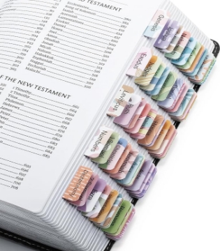Mostrar detalles de Bible Tabs, 120 Tabs, Laminated Bible Tabs for Women and Men Imagen de Bible Tabs, 120 Tabs, Laminated Bible Tabs for Women and Men