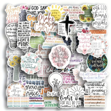 Mostrar detalles de Stickers - 50 unidades de frases en inglés Imagen de Stickers - 50 unidades de frases en inglés