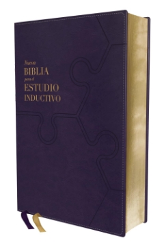Mostrar detalles de NBLA, Nueva Biblia para el estudio inductivo, Leathersoft, Interior a dos colores, Morado, Comfort Print Imagen de NBLA, Nueva Biblia para el estudio inductivo, Leathersoft, Interior a dos colores, Morado, Comfort Print