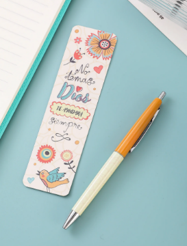 Mostrar detalles de Bolígrafo con Separador - No temas Dios te ayudará siempre Imagen de Bolígrafo con Separador - No temas Dios te ayudará siempre