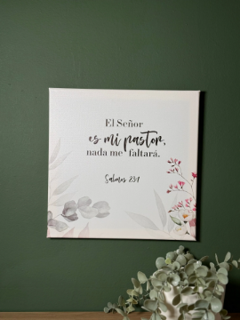 Mostrar detalles de Cuadro canva | El Señor es mi pastor Imagen de Cuadro canva | El Señor es mi pastor