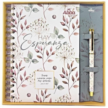 Mostrar detalles de Set Libreta y Bolígrafo | Hay Esperanza | Job 11:18 Imagen de Set Libreta y Bolígrafo | Hay Esperanza | Job 11:18