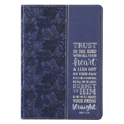 Imagen de Trust in the Lord Navy Faux Leather Classic Journal - Proverbs 3:5-5