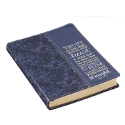 Imagen de Trust in the Lord Navy Faux Leather Classic Journal - Proverbs 3:5-5