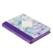 Imagen de Everything Beautiful Purple Quarter-bound Faux Leather Classic Journal with Zipped Closure - Ecclesiastes 3:11