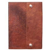Imagen de Stand Firm in the Lord Classic Full Grain Leather Journal with Button Closure – Philippians 4:1