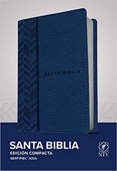 Imagen de Santa Biblia NTV, Edicion Compacta (Semipiel - Azul)