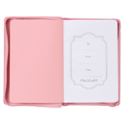 Imagen de My Strength and My Song Pink Faux Leather Classic Journal with Zippered Closure - Psalm 118:14