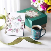 Imagen de Let Your Faith Be Bigger Than Your Fear Journal and Mug Boxed Gift Set for Women
