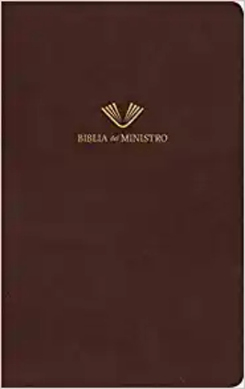 Imagen de Biblia del Ministro RVR1960 (caoba fino piel fabricada)